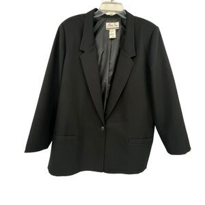 Vintage‎ Levi Strauss Bend Over Blazer Long Sleeve Lined USA Black 24W